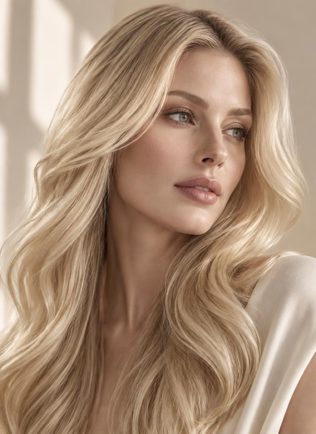 GOLDWIGS premium blonde human hair wig