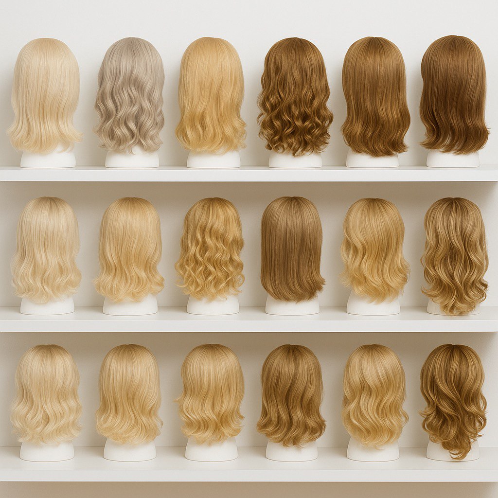 Handmade wig creation process